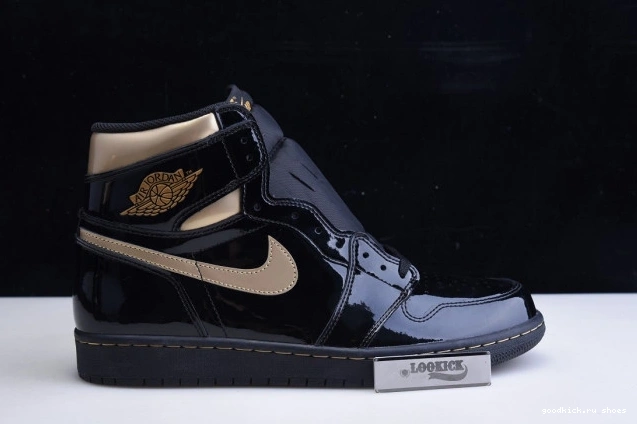 METALLIC GOLD 1 555088-032 RETRO HIGH AIR (2020) BLACK JORDAN 0712
